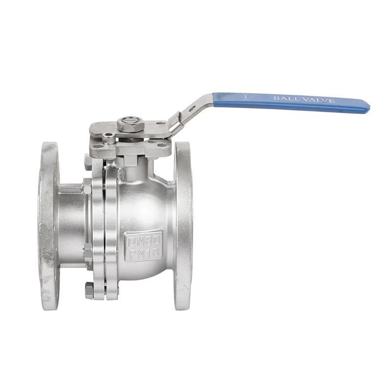 2pc Din Flanged Flanged Stainless Ball Valve