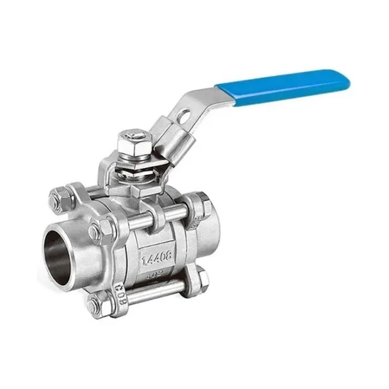 3pc Butt-Diffeld Ends Valve Ball Stainless Steel
