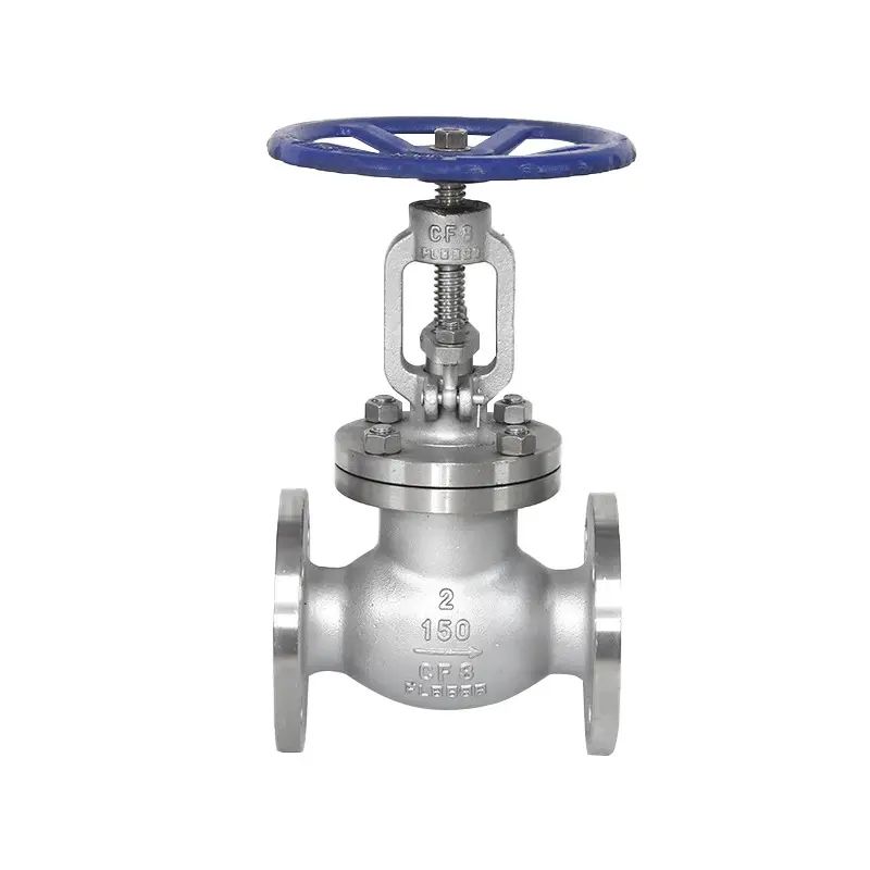 Keluli tahan karat Ansi Flanged Globe Valve dengan Handwheel