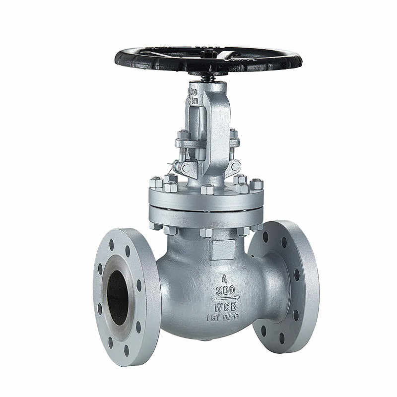 API Flange End Cast Steel Lurus Corak Globe Valve 300lb