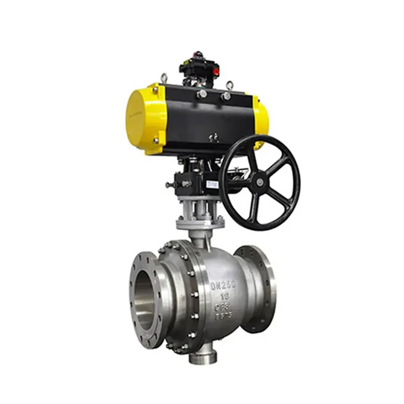 Port Fix Flange Pneumatic Ball Valve