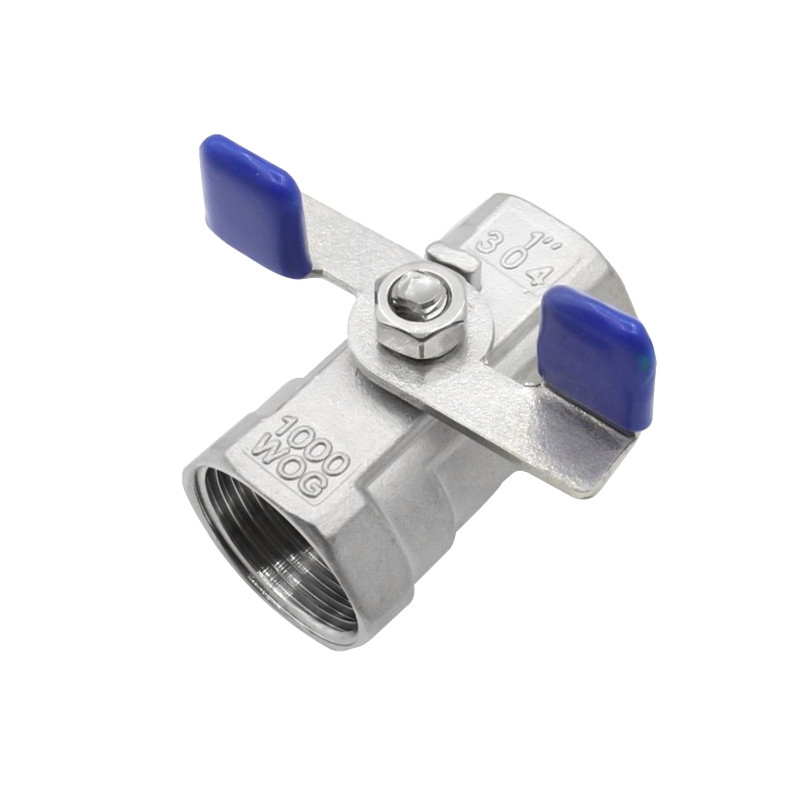 304 Stainless Steel Butterfly Handle Ball Valves